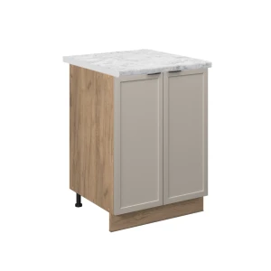 Køkkenskab Fame-Line GråBeige 60 cm , BP Marmor Vicco