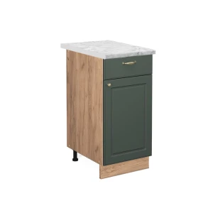 Kuchynská spodná skrinka Fame-Line Zelený a zlatý vidiecky dom 40 cm , AP Marble Vicco