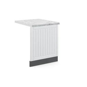 Frontplade Fame-Line Hvid landhus 60 cm , BP Marmor Vicco