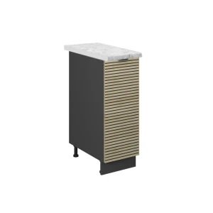 Apotekerskab Fame-Line Panel i eg 30 cm , BP Marmor Vicco