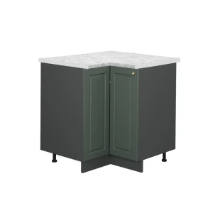 Hjørneskab Fame-Line Grøn guld Country 80.5 cm , BP Marmor Vicco