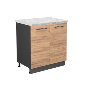 Vaskeskab Fame-Line Gold power oak 80 cm , BP Marmor Vicco