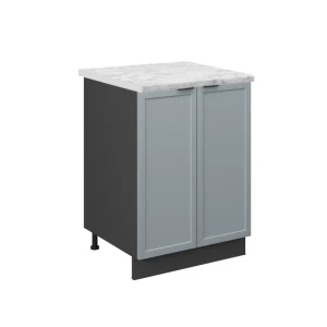 Keittiön alakaappi Fame-Line Vaalean siniharmaa 60 cm , AP Marble Vicco