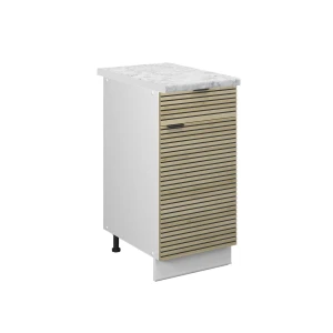 Køkkenskab Fame-Line Panel i eg 40 cm , BP Marmor Vicco