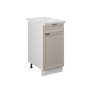 Køkkenskab Fame-Line GråBeige 40 cm , BP Marmor Vicco