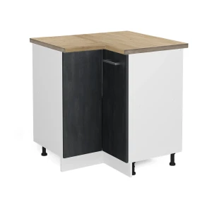 Szafka narożna R-Line Czarny beton 75.6 cm BP Dąb Vicco