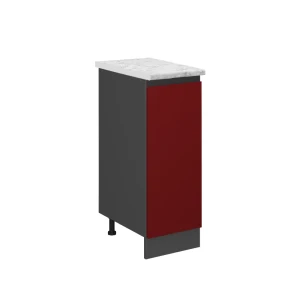Szafka apteczna R-Line Czerwony 30 cm  J-Shape BR Marmur Vicco