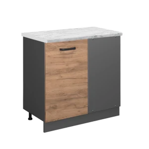 Hjørneskab R-Line Gold power oak 86 cm BP Marmor Vicco