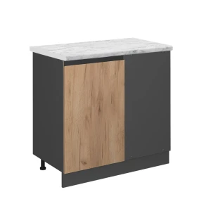 Hjørneskab R-Line Gold power oak 86 cm BP Marmor Vicco