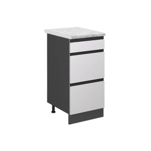 Køkkenskab R-Line Hvid 40 cm BP Marmor Vicco
