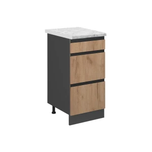 Køkkenskab R-Line Gold power oak 40 cm BP Marmor Vicco