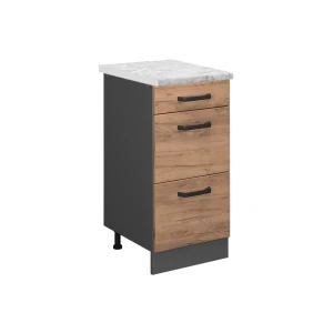 Køkkenskab R-Line Gold power oak 40 cm BP Marmor Vicco