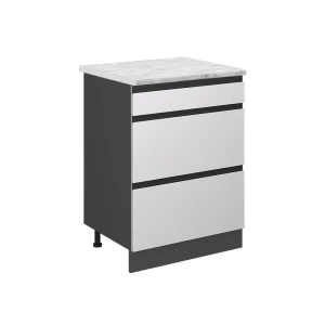 Køkkenskab R-Line Hvid 60 cm BP Marmor Vicco