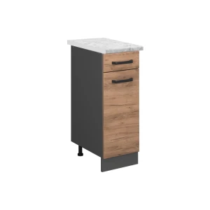 Køkkenskab R-Line Gold power oak 30 cm BP Marmor Vicco
