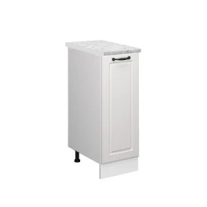 Apotekerskab R-Line Hvid landhus 30 cm BP Marmor Vicco