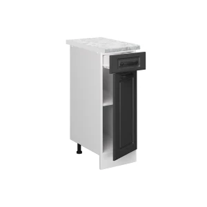 Køkkenskab R-Line Antracit landhus 30 cm BP Marmor Vicco