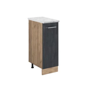 Apotekerskab R-Line Sort beton 30 cm BP Marmor Vicco