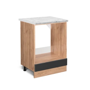 Szafka kuchenna R-Line Antracyt wysoki połysk 60 cm BR Marmur Vicco