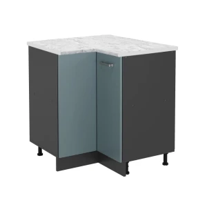 Hjørneskab R-Line Blågrå 75.6 cm BP Marmor Vicco