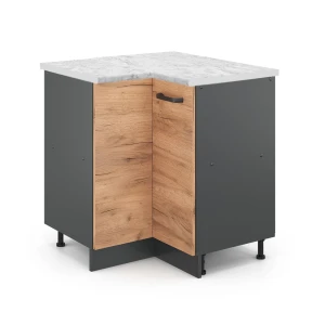 Hjørneskab R-Line Gold power oak 75.6 cm BP Marmor Vicco