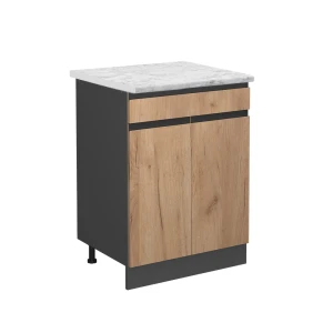 Køkkenskab R-Line Gold power oak 60 cm AP Marmor Vicco
