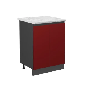 Køkkenskab R-Line Rød 60 cm BP Marmor Vicco