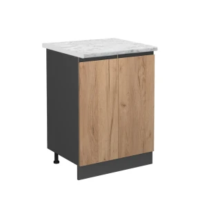 Køkkenskab R-Line Gold power oak 60 cm BP Marmor Vicco