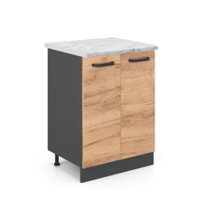 Køkkenskab R-Line Gold power oak 60 cm BP Marmor Vicco