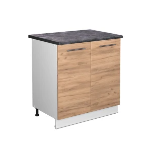 Vaskeskab Fame-Line Gold power oak 80 cm med hylde, BP Antracit Vicco