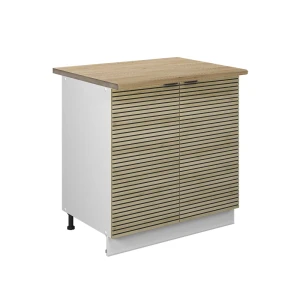 Vaskeskab Fame-Line Panel i eg 80 cm med hylde, BP Eg Vicco