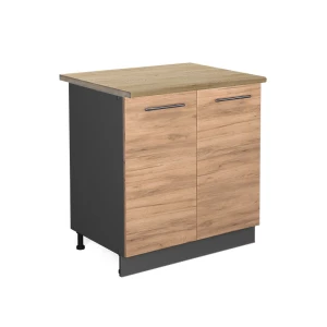 Vaskeskab Fame-Line Gold power oak 80 cm med hylde, BP Eg Vicco