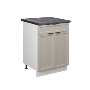 Szafka dolna do kuchni Fame-Line GreyBeige 60 cm z szufladą, BP Antracyt Vicco
