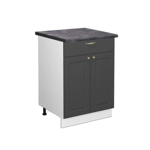 Armário baixo de cozinha Fame-Line Ouro antracite 60 cm com gavetas, AP antracite Vicco