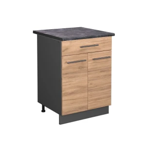 Køkkenskab Fame-Line Gold power oak 60 cm med skuffe, BP Antracit Vicco