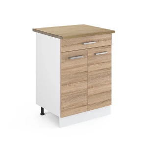 Szafka dolna do kuchni R-Line Sonoma 60 cm z szufladą, BP Dąb Vicco