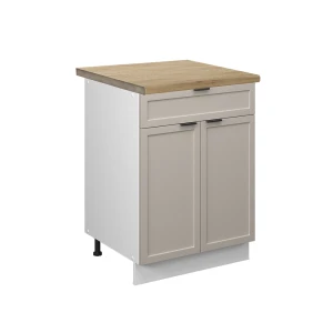 Keittiön alakaappi Fame-Line Harmaa beige 60 cm laatikolla, AP tammi Vicco