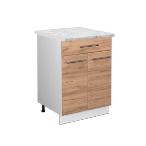 Køkkenskab Fame-Line Gold power oak 60 cm med skuffe, BP Marmor Vicco