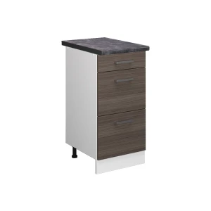 Szafka dolna do kuchni R-Line Szlachetna szarość 40 cm z szufladami, BP Antracyt Vicco