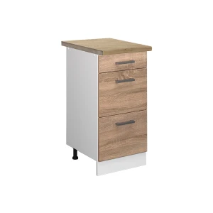 Køkkenskab R-Line Sonoma 40 cm med skuffer, BP Eg Vicco
