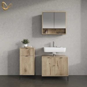Badmöbel-Set ATERNO Viking Oak 3 Teile livinity®
