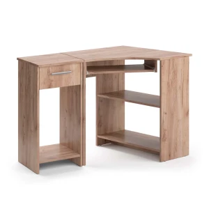 Hjørneskrivebord Odin Sonoma 83 x 76 cm Sæt med PC-skab Vicco
