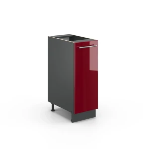Apotekerskab Fame-Line Bordeaux rød højglans 30 cm uden bordplade Vicco