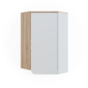 Armoire d'angle suspendue Karen Sonoma/blanc 42.4x75cm Vicco
