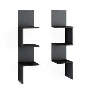Eckregal Paolo Preto 28x116.4 cm 2er Set Vicco