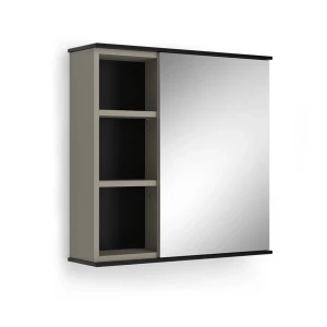 Badeværelsesspejlskab Joli Greige 60 x 60 cm med spejl Vicco