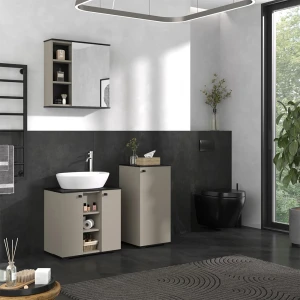 Midischrank Joli Greige 37 x 78 cm livinity®