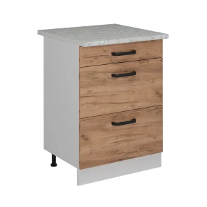 Køkkenskab R-Line Gold power oak 60 cm BP Marmor Vicco