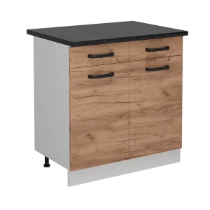 Køkkenskab R-Line Gold power oak 80 cm BP Antracit Vicco