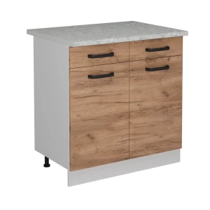 Køkkenskab R-Line Gold power oak 80 cm BP Marmor Vicco