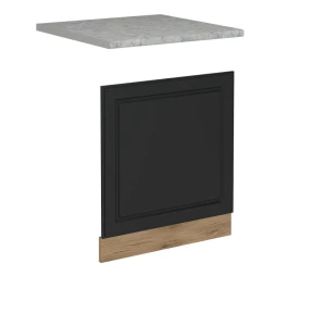 Frontplade R-Line Antracit landhus 60 cm , BP Marmor Vicco